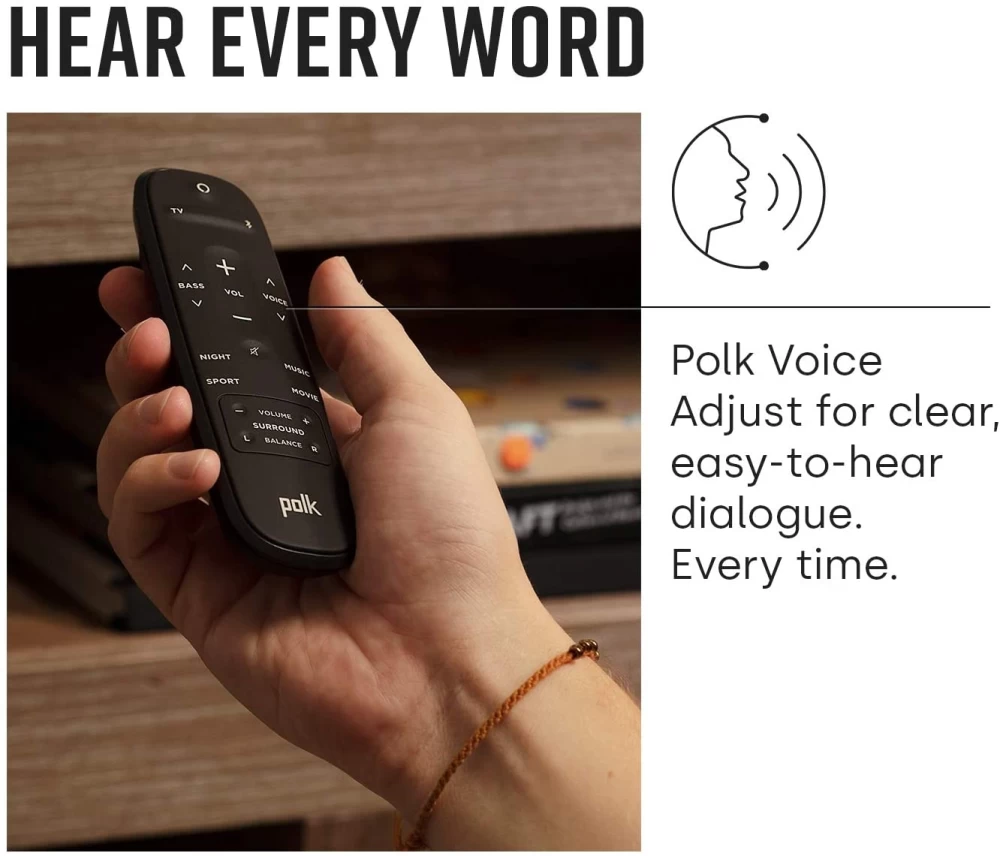 POLK AUDIO REACT BAR Black Soundbars