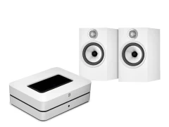 BLUESOUND POWERNODE (WHITE) / BOWERS & WILKINS 607 S2 WHITE Komplekts