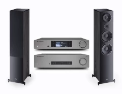 Cambridge Audio CXA81 / CXN100 / HECO AURORA 1000 Ebony Black Komplekts