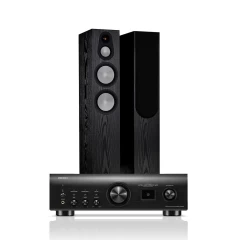 DENON PMA-1700NE BLACK / MONITOR AUDIO SILVER 300 7G BLACK Komplekts