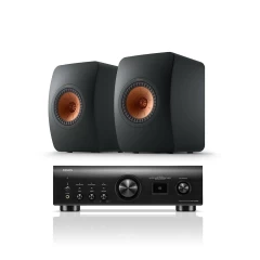 DENON PMA-1700NE BLACK / KEF LS50 META BLACK Komplekts