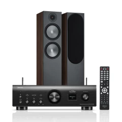 DENON PMA-900HNE BLACK / MONITOR AUDIO BRONZE 500 WALNUT Komplekts