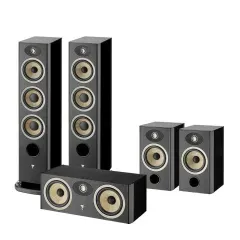 FOCAL ARIA EVO X N2/N1/CENTER BLACK HIGH GLOSS Komplekts