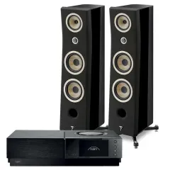 FOCAL KANTA N°3 HG BLACK MATT / NAIM UNITI NOVA PE Komplekts