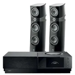 FOCAL SOPRA N°2 BLACK LACQUER / NAIM UNITI NOVA PE Komplekts