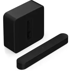 SONOS BEAM/SUB 4 BLACK Komplekts