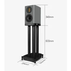 WHARFEDALE EVO 5.1 STANDS BLACK Akustisko sistēmu statne