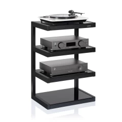 NORSTONE ESSE HIFI BLACK/BLACK HiFi aparatūras statne