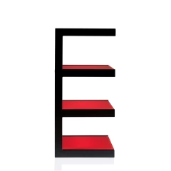 NORSTONE ESSE HIFI BLACK/RED HiFi aparatūras statne