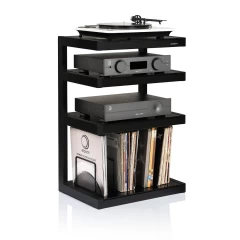 NORSTONE ESSE HIFI VINYL BLACK/BLACK HiFi aparatūras statne