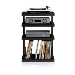 NORSTONE ESSE HIFI VINYL BLACK/BLACK HiFi aparatūras statne
