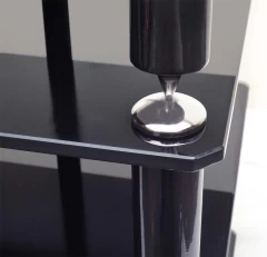 NORSTONE BERGEN 2 GLOSSY BLACK/BLACK HiFi aparatūras statne