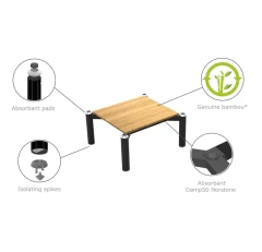 NORSTONE SPIDER BASE BAMBOO HiFi aparatūras statne