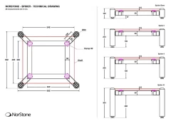 NORSTONE SPIDER BASE BAMBOO HiFi aparatūras statne