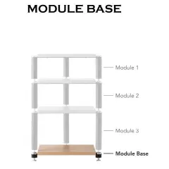 NORSTONE COPENHAGEN MODULE BASE BLACK/OAK HiFi aparatūras statne