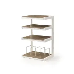 NORSTONE ESSE HIFI VINYL WHITE/OAK HiFi aparatūras statne