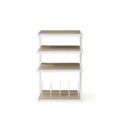 NORSTONE ESSE HIFI VINYL WHITE/OAK HiFi aparatūras statne