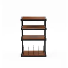 NORSTONE ESSE HIFI VINYL BLACK/WALNUT HiFi aparatūras statne