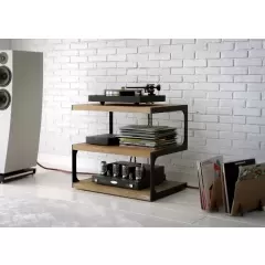 PYLON AUDIO OBSIDIAN T.3 OIL WAX DARK OAK HiFi aparatūras statne