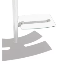 ERARD LUX UP SHELF 038400 papildus plauktiņš LUX UP TV statīviem TV/HiFi aparatūras statne