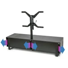 ERARD NAGA 2000 Carbon QI+USB TV/HiFi aparatūras statne