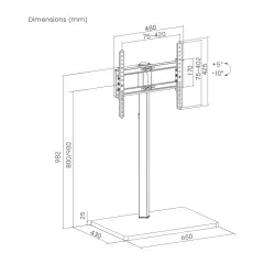 ESSENTIALS TVS ONE STAND 32