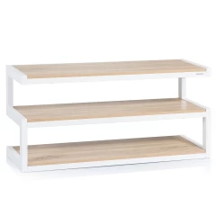 NORSTONE ESSE AV WHITE/OAK TV/HiFi aparatūras statne