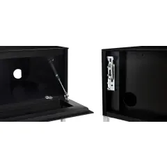NORSTONE KHALM 140 BLACK TV/HiFi aparatūras statne