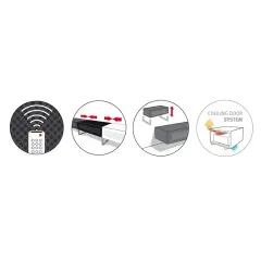 NORSTONE KHALM BLACK TV/HiFi aparatūras statne