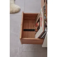 NORSTONE OSLO 800 WHITE/LIGHT OAK TV/HiFi aparatūras statne