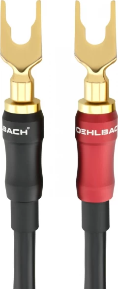 OEHLBACH Art. No. 10841 Transform Dual_plug Banana + Lug 2x3.0m AKUSTISKO SISTĒMU KABELIS