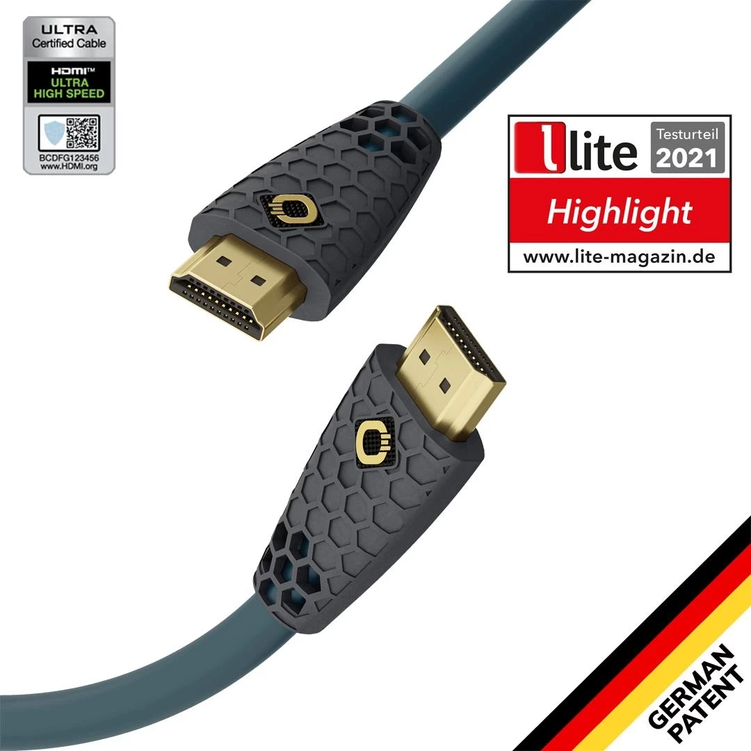 OEHLBACH Art. No. 92601 Flex Evolution 8K UHD High Speed 1.5m HDMI KABELIS