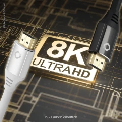 OEHLBACH Art. No. 92493 Black Magic MKII UHS 8K HDMI kabelis 2.0m HDMI KABELIS