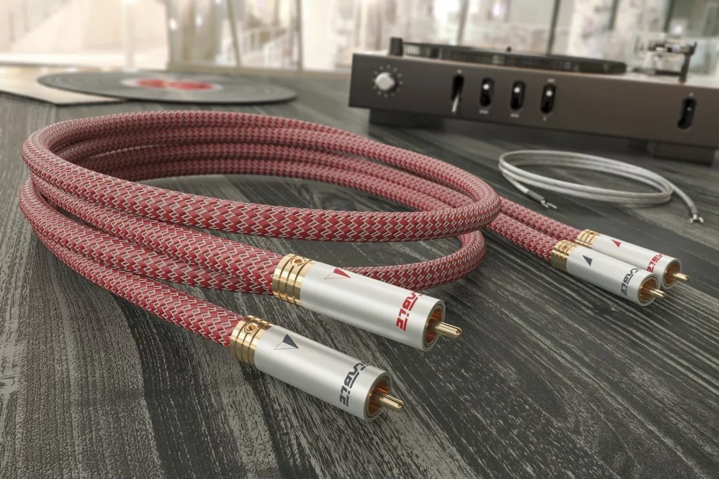 RICABLE COD: 11798 DT1 DEDALUS TURNTABLE Cable (RCA) 1.0m STARPBLOKU KABELIS