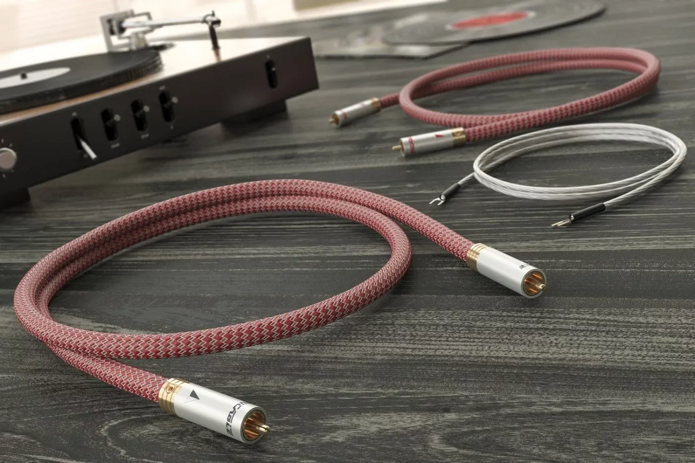 RICABLE COD: 11798 DT1 DEDALUS TURNTABLE Cable (RCA) 1.0m STARPBLOKU KABELIS