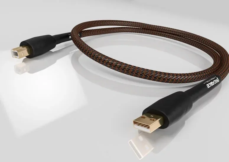 RICABLE COD: 12606 UM3 MAGNUS USB Hi-End Digital Audio Cable USB 2.0 A/B 3.0m STARPBLOKU KABELIS