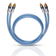 OEHLBACH Art. No. 13200 XXL® SERIES 2 LF AUDIO RCA PHONO CABLE 2 x 0.5m STARPBLOKU KABELIS