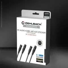 OEHLBACH Art. No. 2014 NF 14 Master X XLR 2x0.75m STARPBLOKU KABELIS