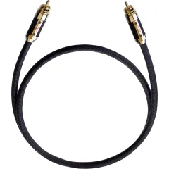 OEHLBACH Art. No. 13826 Black Connection Digital Cable 1.0m KOAKSIĀLAIS KABELIS