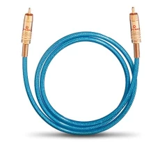 OEHLBACH Art. No. 2064 NF 113 DI DIGITAL AUDIO CABLE - RCA 0.5m Blue KOAKSIĀLAIS KABELIS