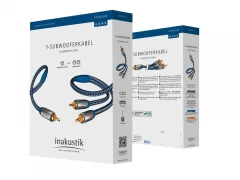 InAkustik Item-No. 0040803 Premium K2 Audio Y-Sub 3.0m SUBVUFERA KABELIS