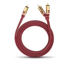 OEHLBACH Art. No. 20562 NF Y-SUB SUBWOOFER Y-RCA PHONO CABLE 2m SUBVUFERA KABELIS