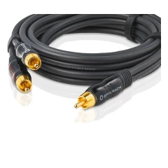 OEHLBACH Art. No. 23710 BOOOM! Y-Adapter cable 10m Anthracite SUBVUFERA KABELIS