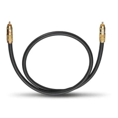 OEHLBACH Art. No. 204503 NF 214 SUB SUBWOOFER RCA PHONO CABLE Anthracite 3m SUBVUFERA KABELIS
