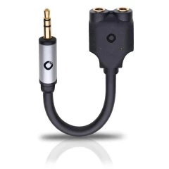 OEHLBACH Art. No. 35018 I-JACK AD 35/235 MOBILE Y-ADAPTER, 3.5 MM AUDIO JACK TO 2 X 3.5 MM AUDIO JACK AKSESUĀRI AUSTIŅĀM