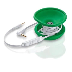 OEHLBACH Art. No. 35026 Green EASY CASE SILICONE CASE FOR IN-EAR HEADPHONES, 4.5 CM DIAMETER (cena par 2gab.) AKSESUĀRI AUSTIŅĀM