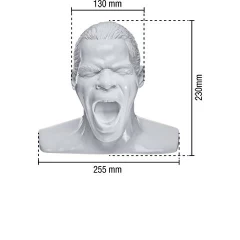 OEHLBACH Art. No. 35402 XXL® HP STAND OEHLBACH´S HEAD-SHAPED HEADPHONE STAND White AKSESUĀRI AUSTIŅĀM