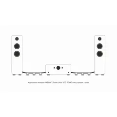 ViaBlue™ Item-No. 50650 UFO DOME Cable Lifters (4pcs.) Black AKUSTISKO SISTĒMU AKSESUĀRI