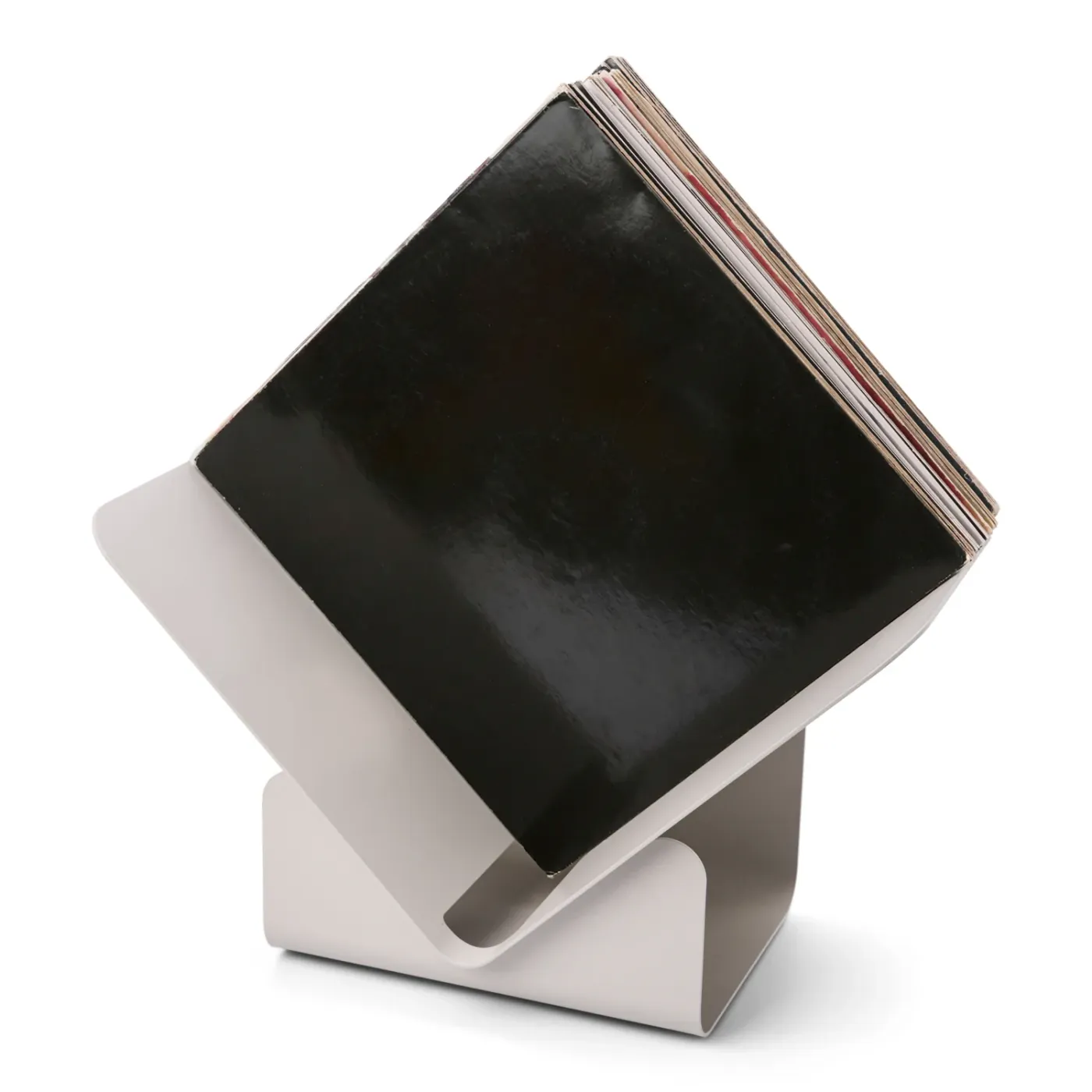 ESSENTIALS FORMEL-V LIGHT GREY VINYLSTAND/SHELF AKSESUĀRI VINILA ATSKAŅOTĀJAM