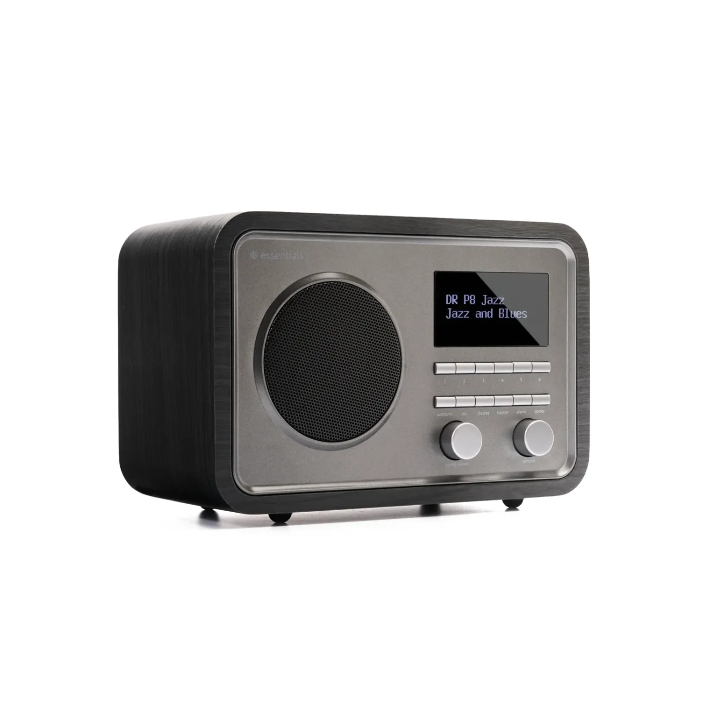ESSENTIALS RADIO 1 BLACK (PVC) DAB+ / FM RADIO